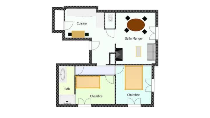 Appartement Simple Sur Argenteuil, Proche Paris Экстерьер фото